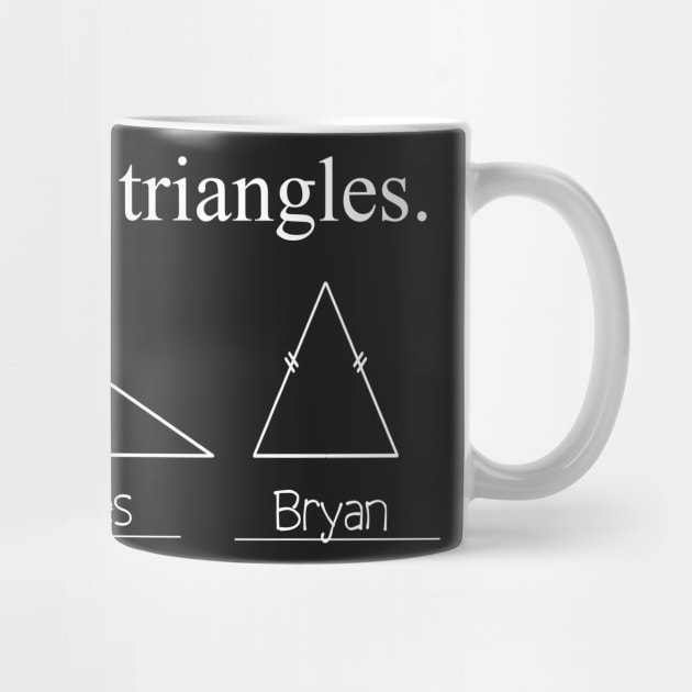 Name the Triangles Sarcastic Funny Design by ckandrus